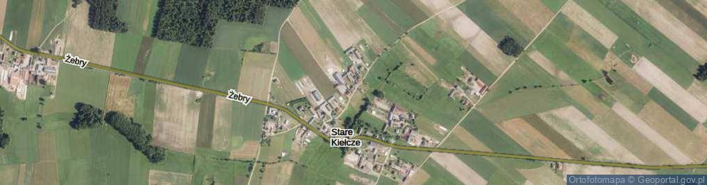 Zdjęcie satelitarne Stare Kiełcze ul.